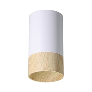 STROPNÉ SVIETIDLO CONTI 1X15W GU10 5, 5/10 BIELA+DREVENÁ vyobraziť