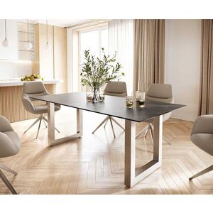 Jedálenský stôl Edge 200x100 cm keramický Laminam® Noir Desir hnedý vyobraziť