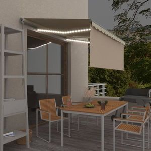 Ručne zaťahovacia markíza s roletou a LED 400x300 cm Dekorhome vyobraziť