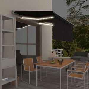 Ručne zaťahovacia markíza s roletou a LED 400x300 cm Dekorhome vyobraziť