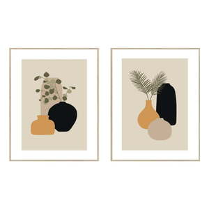 Obrazy v súprave 2 ks 30x40 cm Plants Graphic – knor vyobraziť