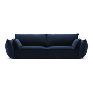Tmavomodrá zamatová pohovka 208 cm Vanda – Mazzini Sofas vyobraziť