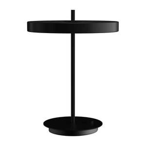 Čierna kovová LED stmievateľná stolová lampa s kovovým tienidlom (výška 41, 5 cm) Asteria Table – UMAGE vyobraziť