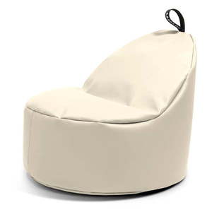 Béžový sedací vak z imitácie kože Round L – So Soft? vyobraziť