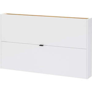 Biela výklopná/závesná skrinka na topánky v dekore duba 140x83x18 cm Ameca – Germania vyobraziť