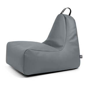 Sivý detský sedací vak z imitácie kože Chill M – So Soft? vyobraziť