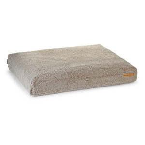 Béžový matrac pre psa z materiálu bouclé 80x60 cm Senso Greige S – MiaCara vyobraziť