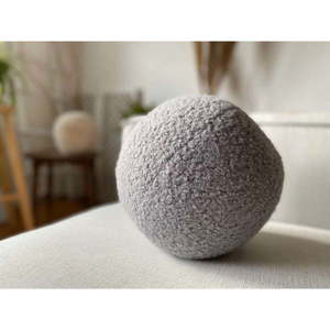 Dekoračný vankúš z materiálu buklé ø 20 cm Top – Mioli Decor vyobraziť