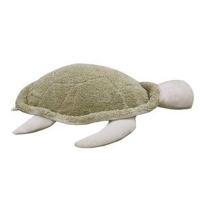 Zelený/krémovobiely detský sedací vak Mrs. Turtle – Lorena Canals vyobraziť