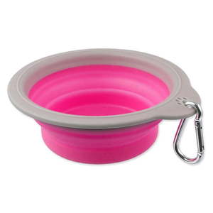 Plastová cestovná miska pre psa ø 15 cm Dog Fantasy – Plaček Pet Products vyobraziť