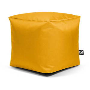 Žltý detský sedací vak Cube M – So Soft? vyobraziť