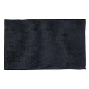 Tmavomodrá textilná kúpeľňová predložka 50x80 cm Chenille – Allstar vyobraziť