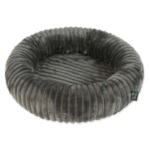 Tmavosivý pelech pre psa ø 40 cm Dog Fantasy Stripe – Plaček Pet Products vyobraziť