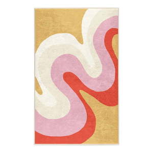 Žltý/ružový prateľný koberec 120x180 cm Raspberry Creamsicle – Mila Home vyobraziť