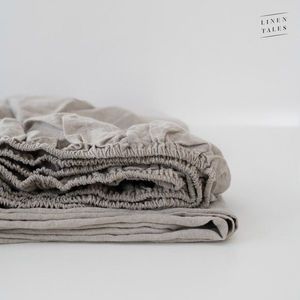 Napínacia ľanová plachta v prírodnej farbe 140x200 cm Natural – Linen Tales vyobraziť