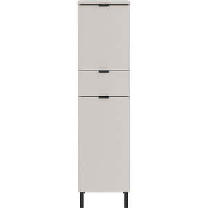 Krémovobiela vysoká/úzka kúpeľňová skrinka 30x120 cm Arcena – Germania vyobraziť