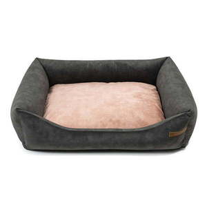 Ružovo-tmavosivý pelech pre psa 85x105 cm SoftBED Eco XL – Rexproduct vyobraziť