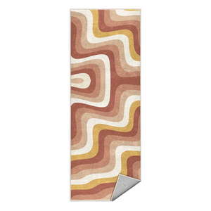 Okrovožltý/staroružový prateľný behúň 80x200 cm Creamy Strawberry Swirl – Mila Home vyobraziť