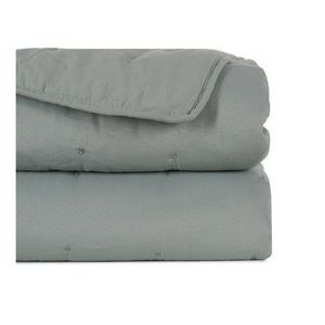 Sivozelený prešívaný pléd 230x280 cm – Ixia vyobraziť