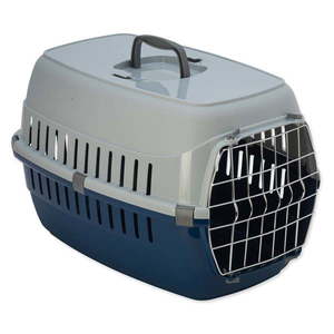 Modrá/sivá prepravka pre domáceho miláčika 35x58 cm Dog Fantasy Carrier – Plaček Pet Products vyobraziť