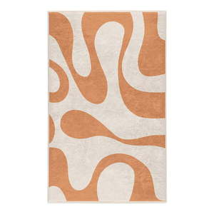 Oranžový prateľný koberec 60x100 cm Caramel Latte – Mila Home vyobraziť