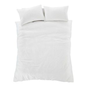 Biele predĺžené obliečky na dvojlôžko 230x220 cm Muscat Waffle – Pineapple Elephant vyobraziť
