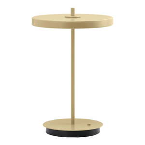 Svetložltá kovová LED stolová lampa s kovovým tienidlom (výška 31 cm) Asteria Move – UMAGE vyobraziť