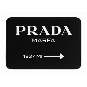 Čierna zamatová kúpeľňová predložka 60x100 cm Prada – Mila Home vyobraziť