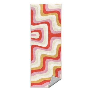 Žltý/ružový prateľný behúň 60x230 cm Creamy Raspberry Swirl – Mila Home vyobraziť
