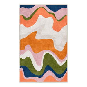 Oranžový prateľný koberec 160x230 cm Squiggly Orange – Mila Home vyobraziť
