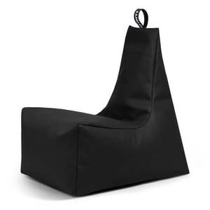 Čierny sedací vak z imitácie kože Icy L – So Soft? vyobraziť
