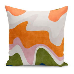 Obliečka na vankúš 43x43 cm Squiggly Orange – Mila Home vyobraziť