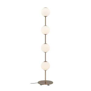 LED stmievateľná stojacia lampa so skleneným tienidlom v mosadznej farbe (výška 128 cm) Audrey Floor – UMAGE vyobraziť