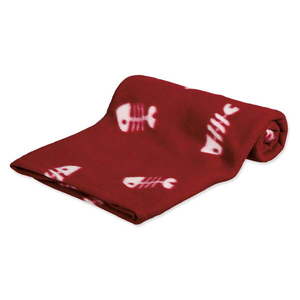 Červená fleecová deka pre mačku 100x70 cm Trixie Barney – Plaček Pet Products vyobraziť