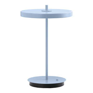 Svetlomodrá kovová LED stolová lampa s kovovým tienidlom (výška 31 cm) Asteria Move – UMAGE vyobraziť