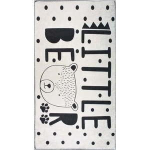 Čierno-biely prateľný detský koberec 160x230 cm Little Bear – Vitaus vyobraziť
