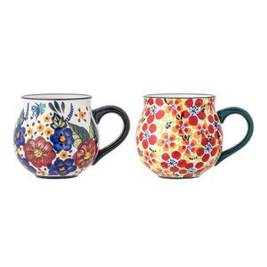 Hrnčeky v súprave 2 ks z kameniny 330 ml Florist – Bloomingville vyobraziť