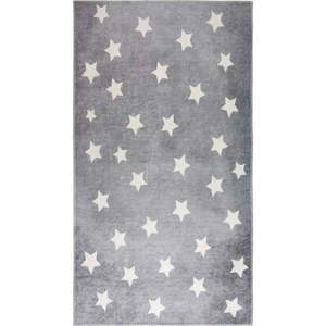 Sivý prateľný detský koberec 100x160 cm Shining Stars – Vitaus vyobraziť