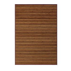 Bambusový koberec v hnedo-horčicovej farbe 140x200 cm – Casa Selección vyobraziť
