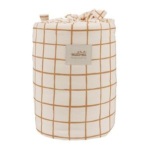 Mantinel do postieľky 210 cm Camel Check - Malomi Kids vyobraziť