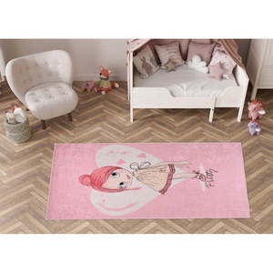 Ružový prateľný detský koberec 120x180 cm Pretty Girl – Vitaus vyobraziť