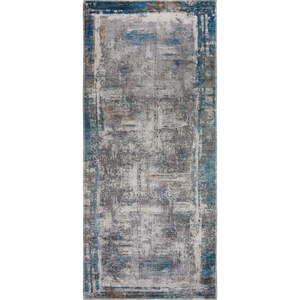 Modrý prateľný behúň 60x230 cm Abstract Colors Blue – Vitaus vyobraziť