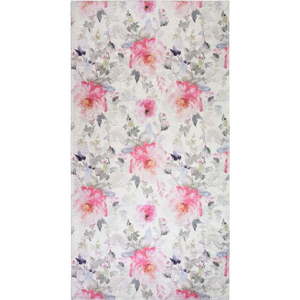 Ružový/slonovinový prateľný koberec 160x230 cm Pink Garden – Vitaus vyobraziť