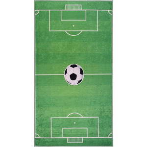 Zelený prateľný detský hrací koberec 80x120 cm Soccer Time – Vitaus vyobraziť