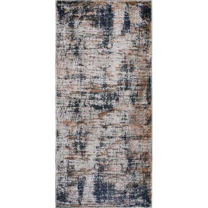 Modrý prateľný behúň 60x230 cm Abstract Colors – Vitaus vyobraziť