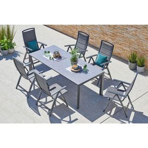 Ambia Garden ZÁHRADNÉ SKLADACIE KRESLO, kov, textil vyobraziť