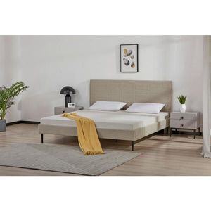 Livetastic ČALÚNENÁ POSTEĽ, 180/200 cm, béžová vyobraziť