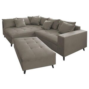 MID.YOU ROHOVÁ SEDACIA SÚPRAVA, textil, sivá vyobraziť