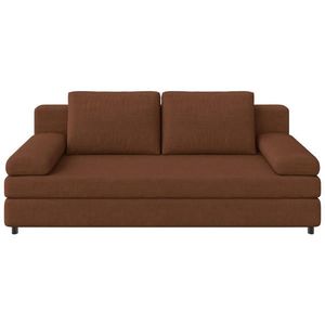 Ti'me ROZKLADACIA POHOVKA, textil, hnedá vyobraziť