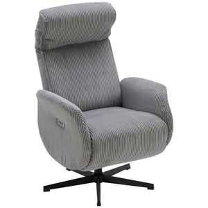 Xora RELAXAČNÉ KRESLO, kov, textil, sivá, čierna vyobraziť